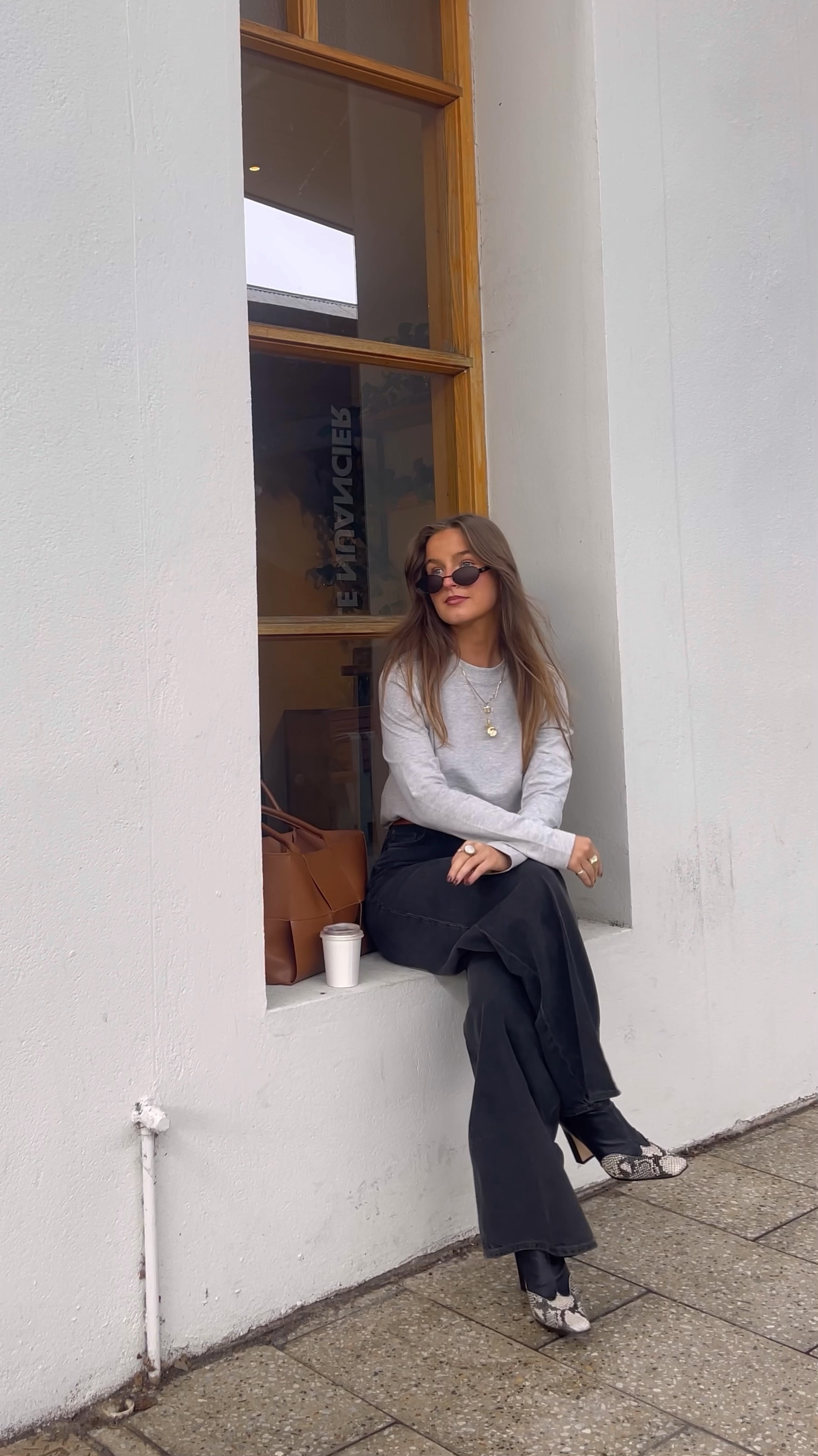 basics done better 🫶🏼 an outfit I have literally taken from day to night. pop on a cap, denim jacket + sneakers for coffee, a set of boots and a leather tote for work + a red lip, heels + clutch for dinner. we love a fits all base 🌟 

#LTKaustralia #LTKwinter #LTKstyletip