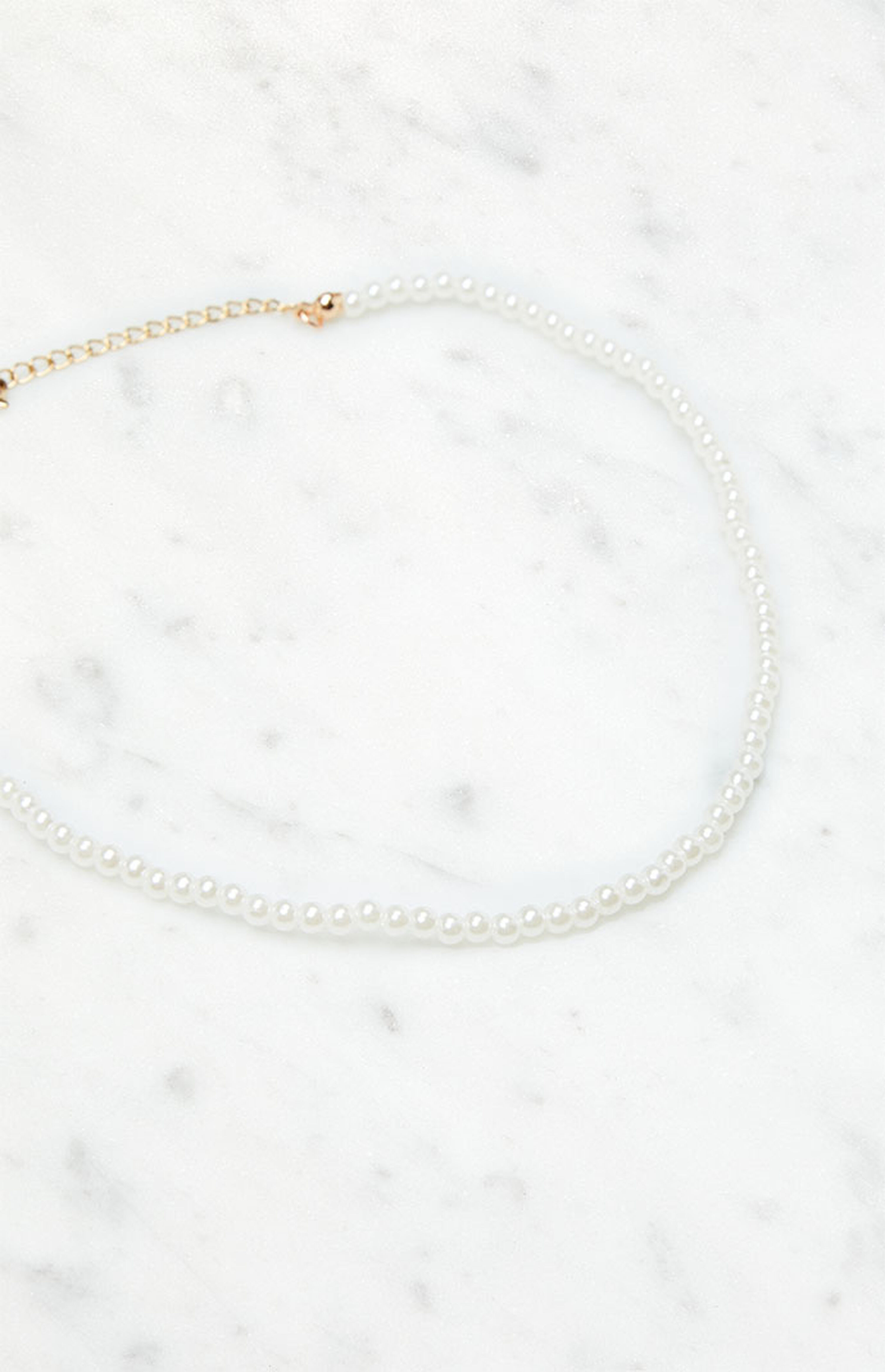 John Galt Beaded Pearl Necklace | PacSun