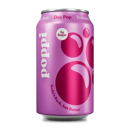 Poppi Doc Pop Prebiotic Soda, 12 oz, 1 Pack Can | Walmart (US)