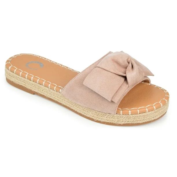Brinley Co. Womens Tru Comfort Foam™ Knot Accent Faux Leather Sandal - Walmart.com | Walmart (US)