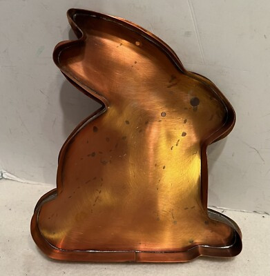 Solid Copper Bunny Rabbit 7 3/4" Cookie Cutter Mold | eBay US