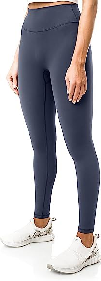 Kamo Fitness Serenity No Front Seam Leggings 25" Inseam Seamless Yoga Pants High Waisted Soft Wor... | Amazon (US)