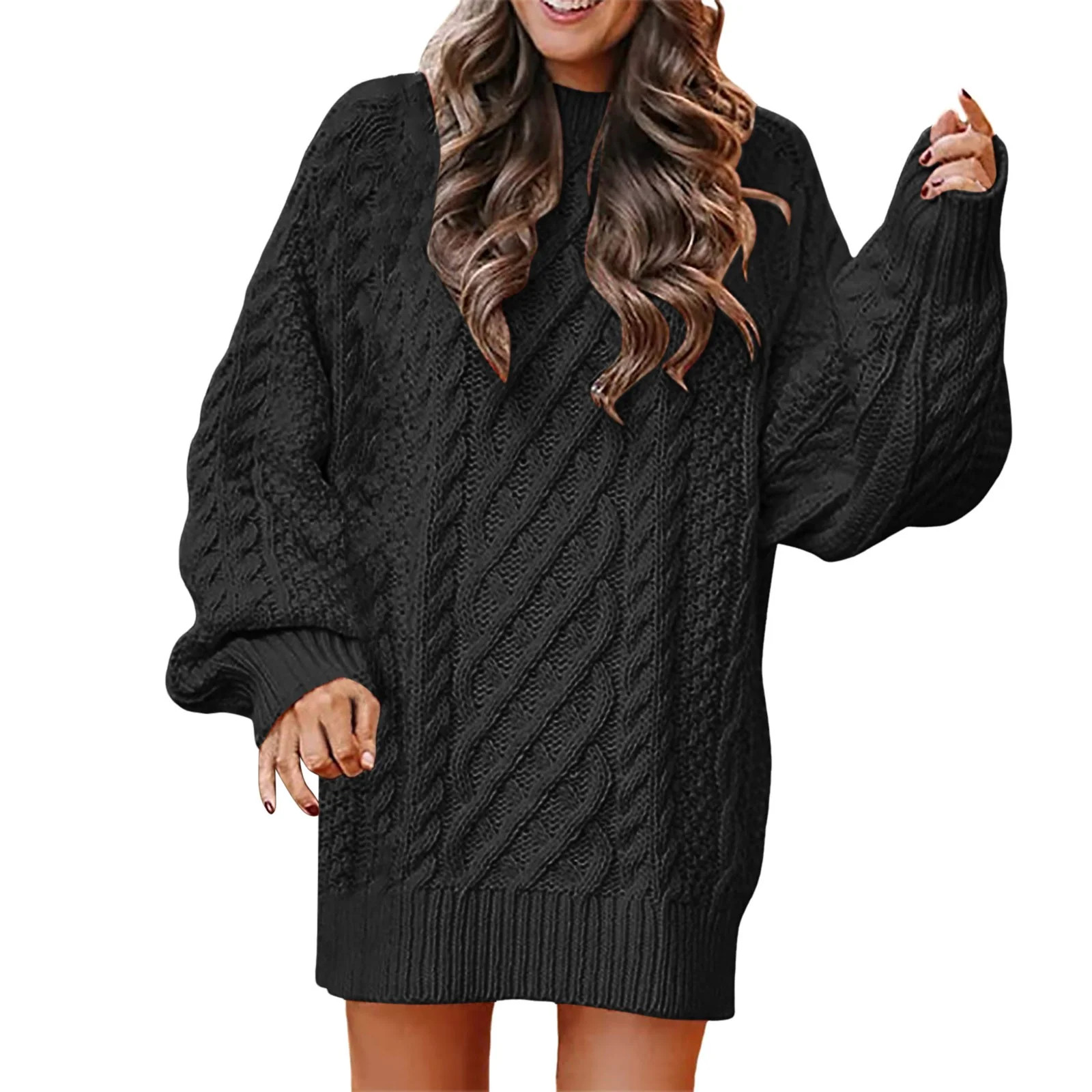 Ladies Autumn And Winter Knitted Casual Dress | Walmart (CA)