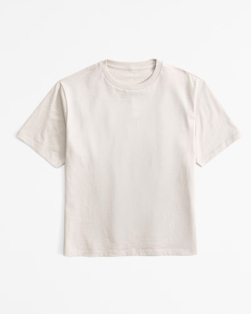 Essential Premium Polished Relaxed Tee | Abercrombie & Fitch (US)