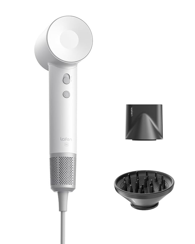 Laifen Hair Dryer SE, 200 Million Negative Ionic Blow Dryer with 105,000 RPM Brushless Motor 1400... | Amazon (US)