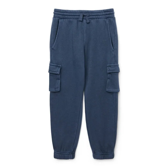 Wonder Nation Boys Fleece Cargo Pants, Sizes 4-18 & Husky | Walmart (US)