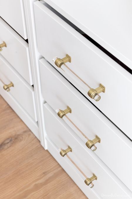 These gorgeous acrylic pulls are part of Amazon’s Spring sale! Mine are the Golden Champagne color. Use them on kitchen cabinets, bathroom vanities, dressers, and more!

#LTKsalealert #LTKfindsunder50 #LTKhome