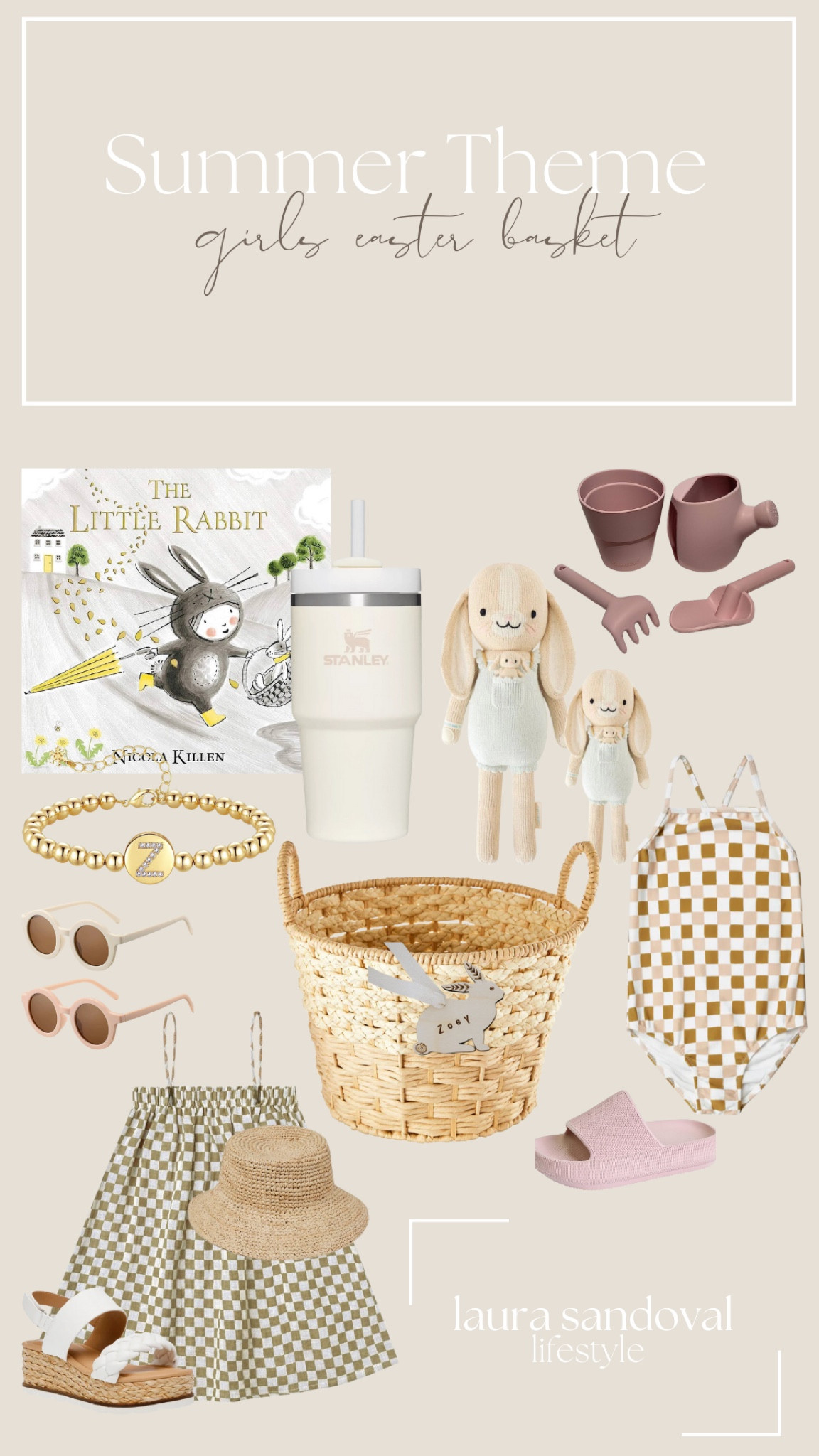 Girls Easter basket summer theme 🤍 #easterbasket #easter #girls #toddlergirl #kidseasterbaskets #eastergift #babygirl 

#LTKkids #LTKfamily #LTKSeasonal