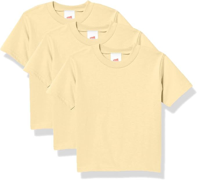 Hanes Boys' Essentials Short Sleeve T-shirt Value Pack (3-pack) | Amazon (US)