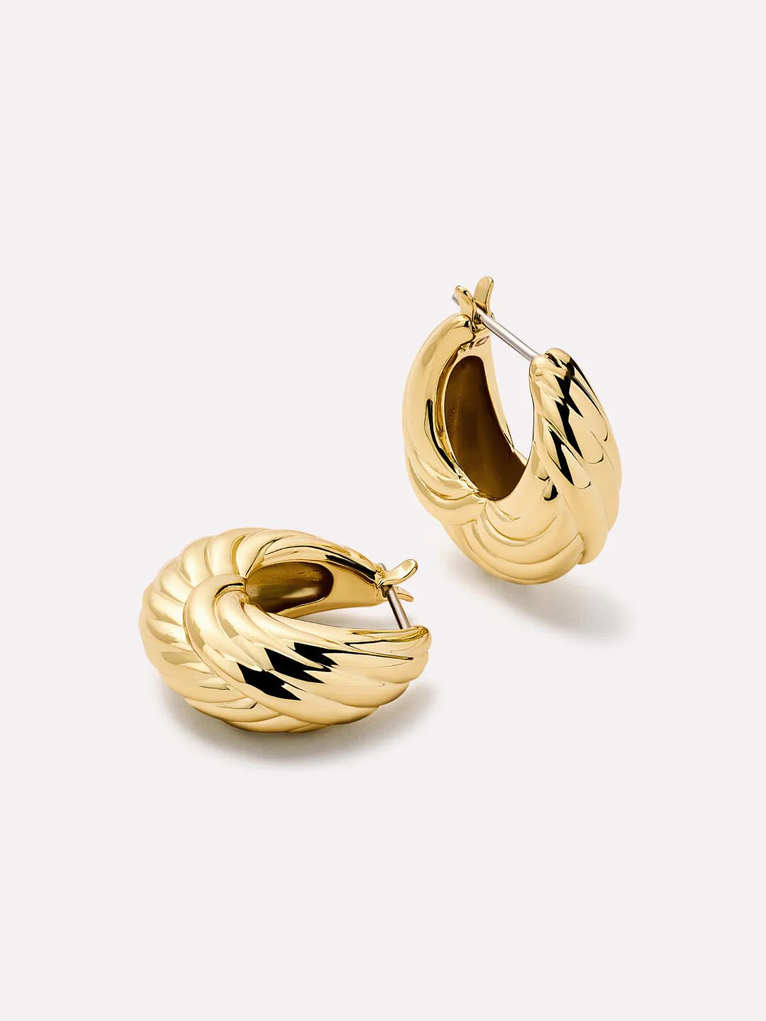 Gold Hoop Earrings - Tymie | Ana Luisa