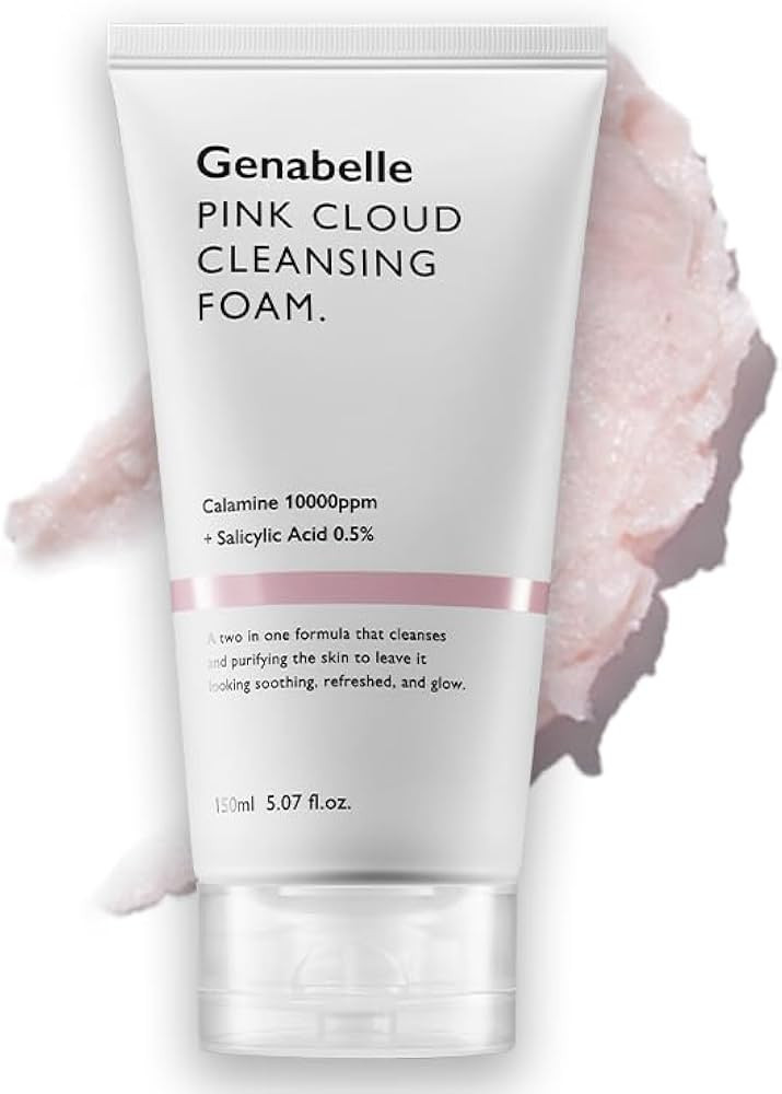 Pink Cloud Cleansing Foam - Hydrating Gentle Face Cleanser with Salicylic Acid and Calamine Powde... | Amazon (US)