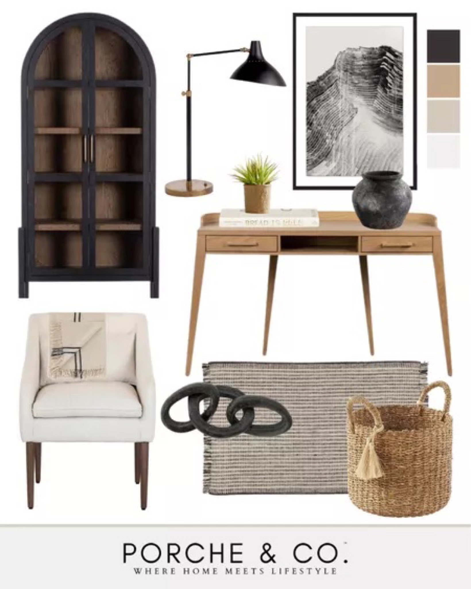 Office decor, office mood board, office inspo, modern classic office, home office #edesign

#LTKstyletip #LTKSeasonal #LTKhome