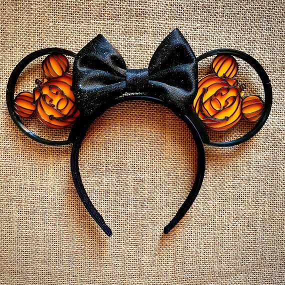 3D Mickey Pumpkin Ears | Etsy (US)