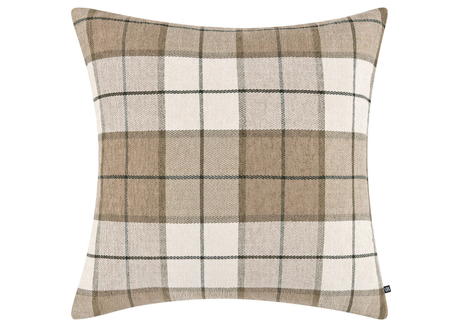 Henry Pillow 20x20 Brown/Black/Ivory | Urban Barn