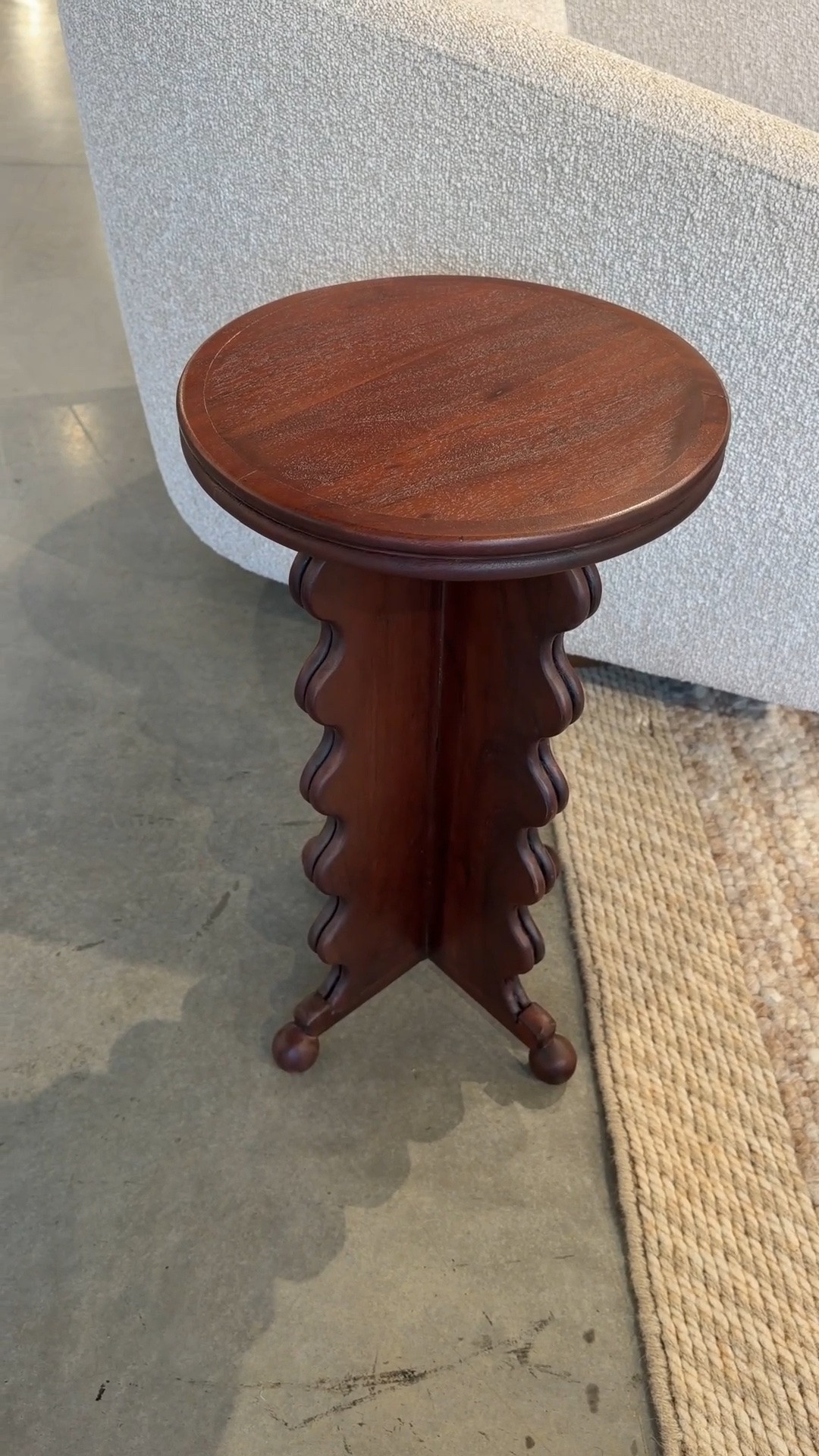 New at West Elm! 😍 The Pierce & Ward Scalloped Drink Table instantly caught my eye with its beautiful scalloped detailing—it gives such a small accent piece so much charm and character. 🤎✨ I love the unique silhouette and vintage-inspired feel for adding an unexpected decorative touch to a room. 💫 I’ve linked it in my LTK! @west elm #sidetable #accenttable #vintagedecor

#LTKHome #LTKSaleAlert
