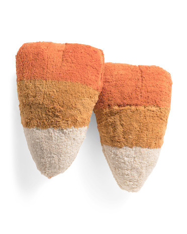 Set Of 2 19x13 Candy Corn Pillows | Marshalls