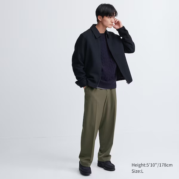 Wide-Fit Pleated Pants | UNIQLO (US)