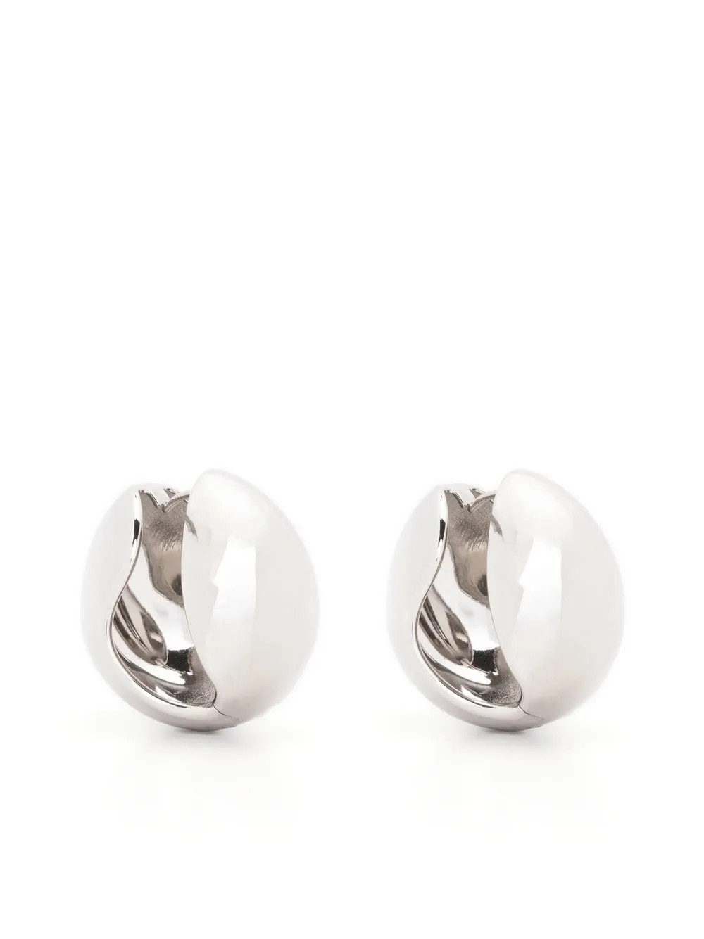 Coperni Chunky huggie-hoop Earrings - Farfetch | Farfetch Global