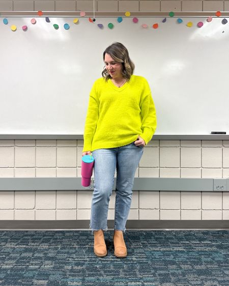 Trying something new with 💚Neon Green💚

This sweater is new and I’m in a size medium  

#LTKmidsize #LTKover40