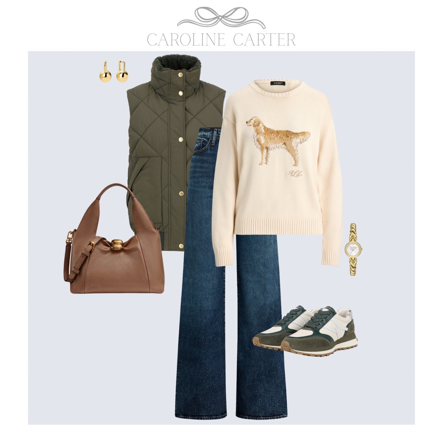 Weekend layers done right: quilted vest, wide-leg denim, and sneakers

Puffer Vest, quilted vest, dog sweater, RL inspired style, wide leg jeans, casual winter style, fall winter layers, comfy neutral outfit, everyday outfit, classic style, coastal grandmillennial style, amazon fashion finds, winter casual look, neutral sneakers outfit

#LTKootd #LTKSeasonal #LTKHoliday