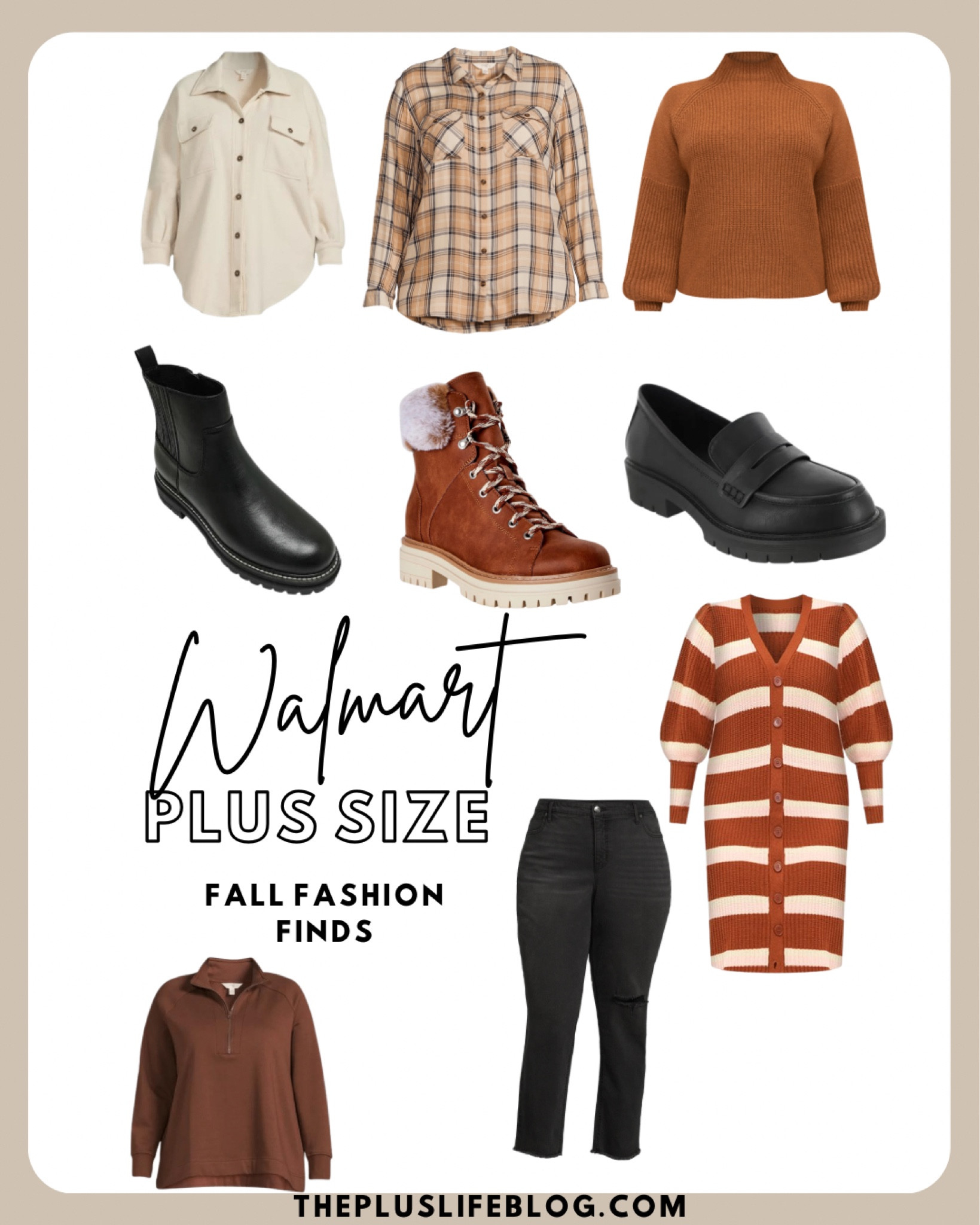 #WalmartPartner I’m obsessed with these Walmart plus size Fall finds starting at only $15! Get all the cozy sweaters, comfy jeans, stylish dresses, and on-trend wide width shoes and boots at Walmart.

#WalmartFashion @WalmartFashion

#LTKunder50 #LTKcurves #LTKSeasonal