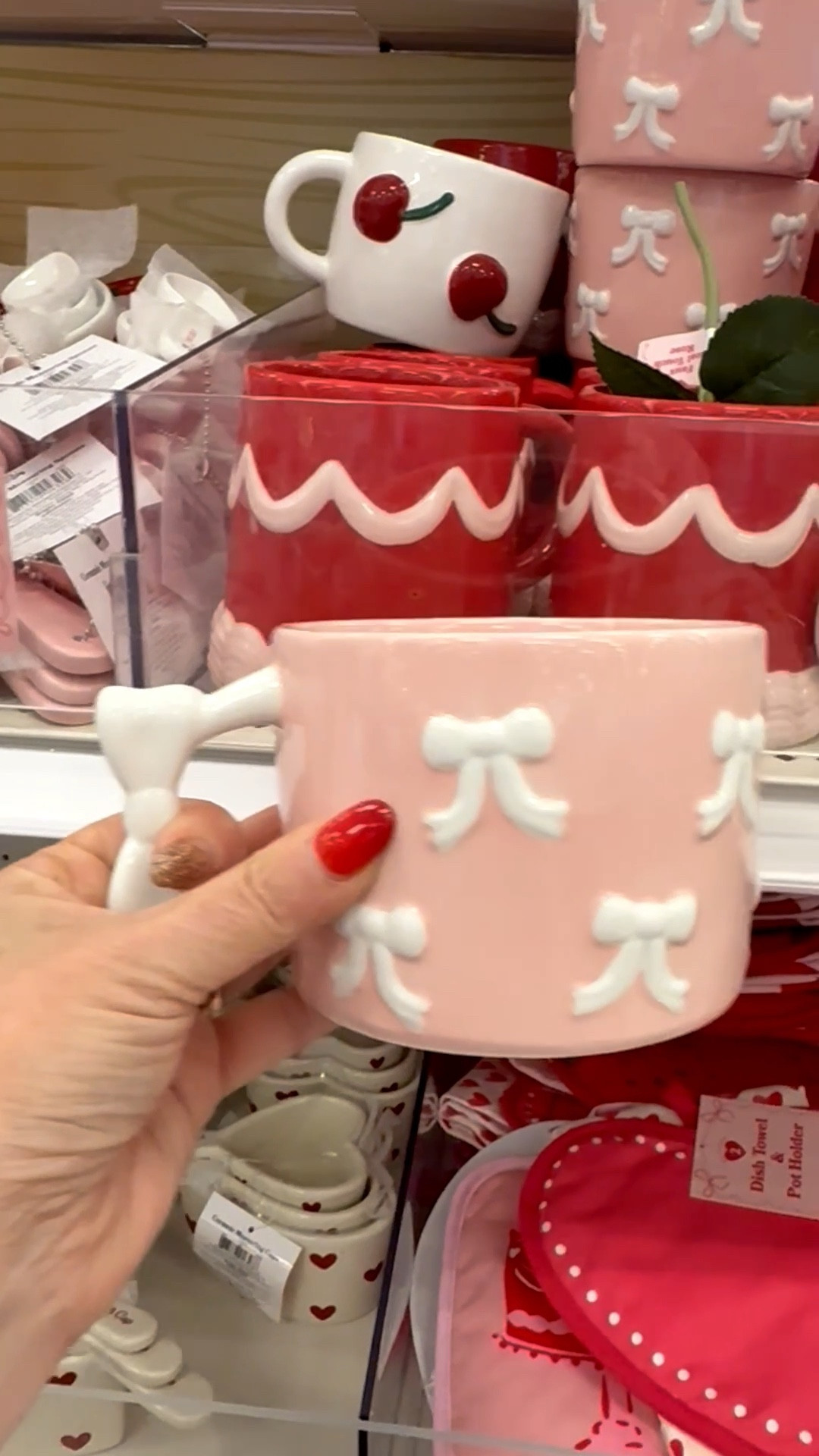 This is your sign to run to Target to check out the cute Valentine’s Day items in the Bullseye Playground! There were so many cute things at my store, and the pink bow mug came home with me! 🎀❤️💕

#LTKSaleAlert #LTKFindsUnder50 #LTKSeasonal