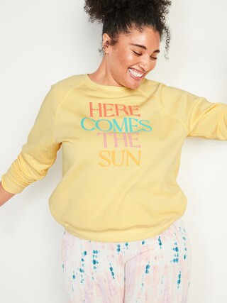 Vintage Graphic Plus-Size Crew-Neck Sweatshirt | Old Navy (US)