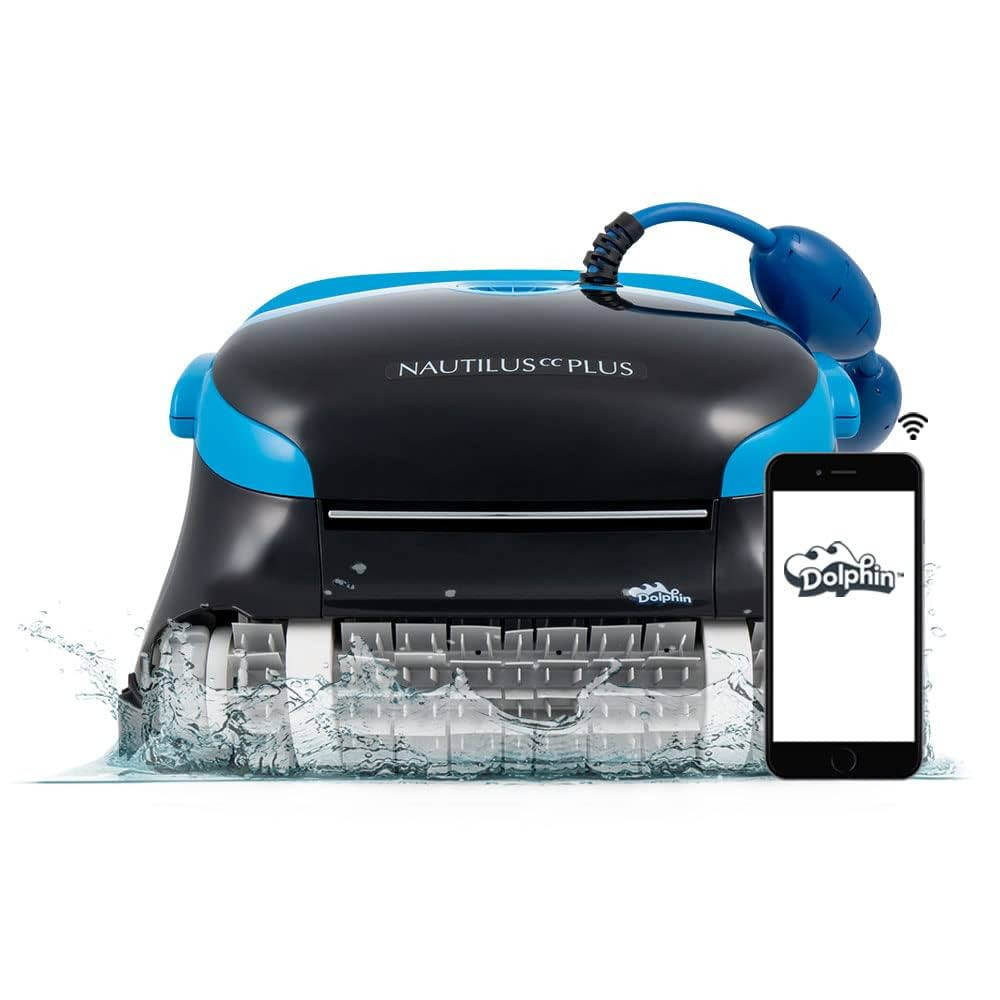 Dolphin Nautilus CC Plus Wi-Fi Automatic Robotic Pool Vacuum Cleaner, Always Cleaning, Never Char... | Amazon (US)