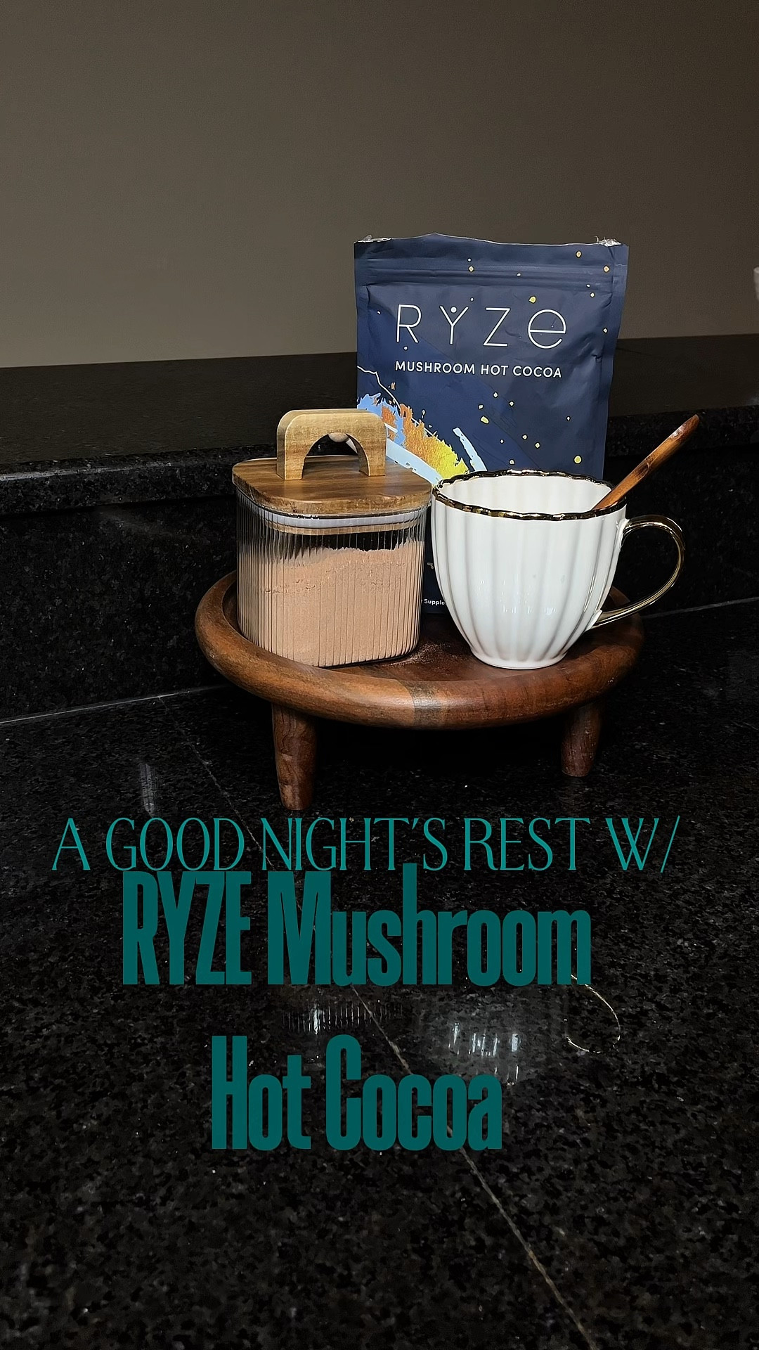 Sleep has never felt so good w/ @ryzesuperfoods mushroom hot cocoa
•
• 
#mushroomhotcocoa
#ryzesuperfoods #mushroomcoffee #sleepingbeauty #nightroutine

#LTKselfcare #LTKfitnessgoals #LTKmomlife