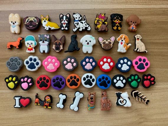 Dogs PVC Shoe Charms for Crocs Party Favors Gifts for Kids | Etsy | Etsy (US)