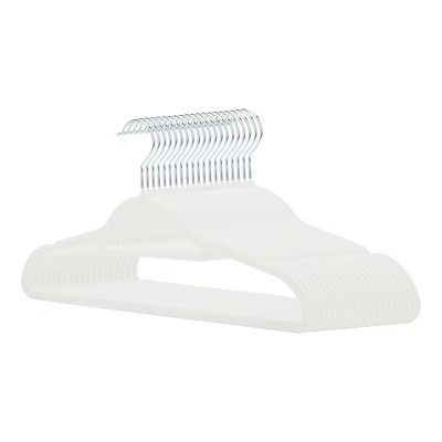 REGALWOVEN Non-Slip Durable Space Saving 360-Degree Swivel Hook Clothes Hangers 20 Pcs Beige | Target