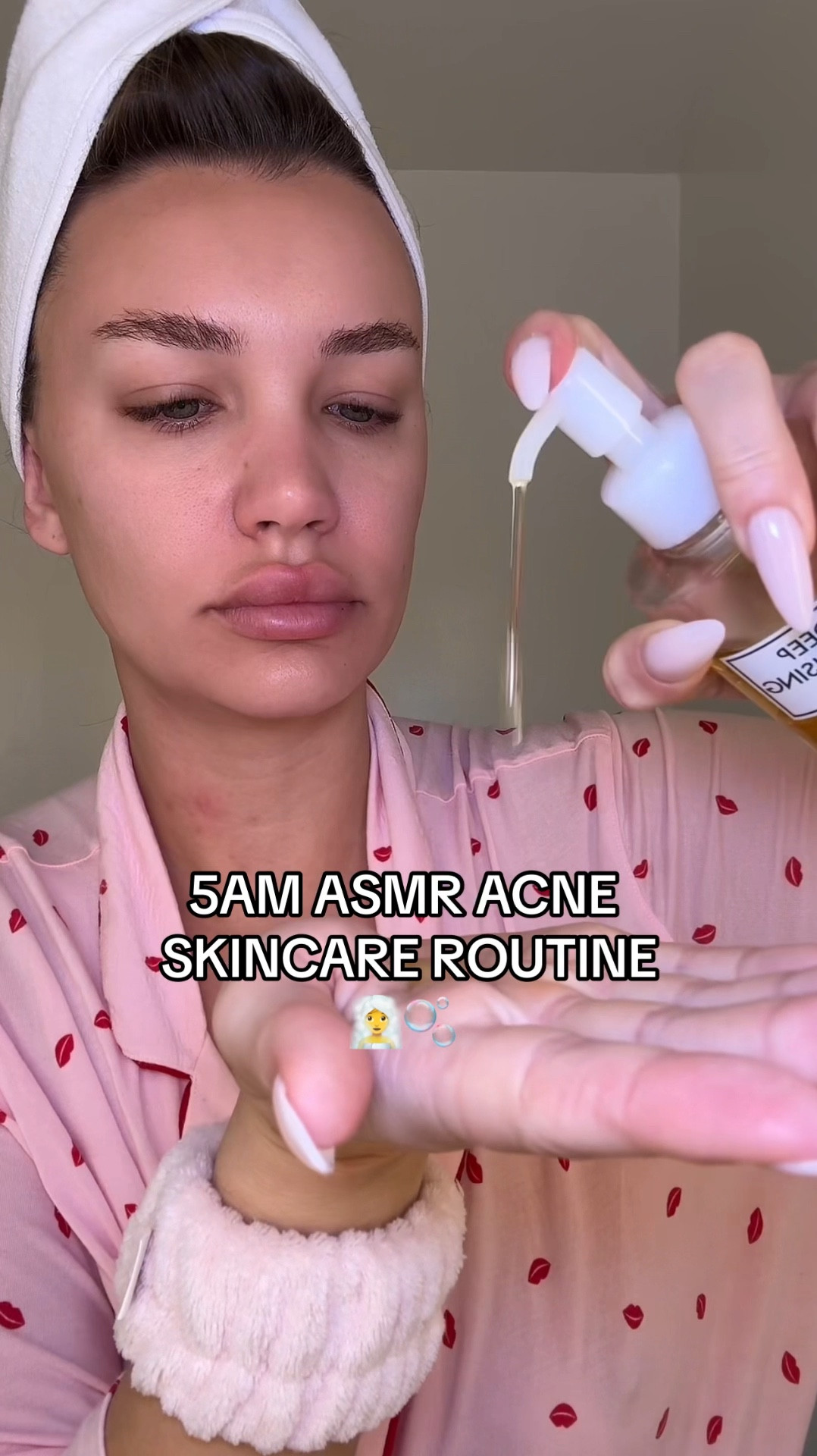ASMR acne skincare routine 🫧 ✨ 

#LTKBeauty