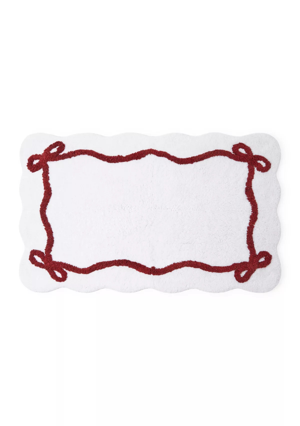 Scalloped Bow Bath Rug | Belk
