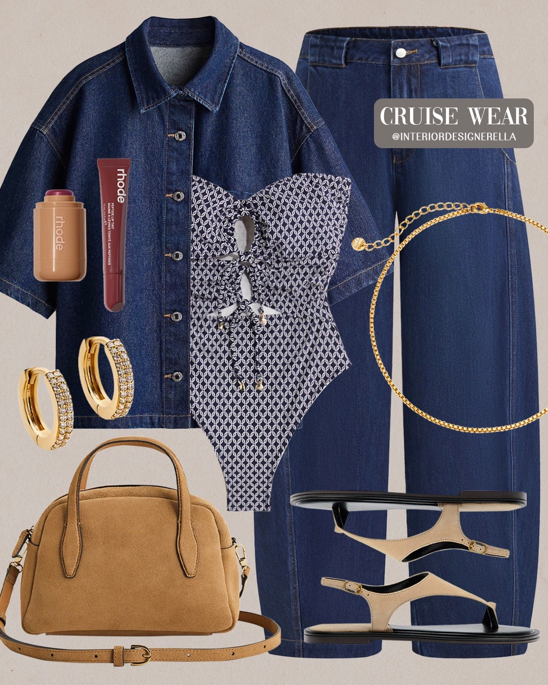 $34.99 oversized denim shirt + $34.99 bandeau swimsuit!✨ Share this post with a friend!!🤗 Click on the “CHIC STAPLES” collection on my LTK to shop this post and more!🤗 Have an amazing day!! Xo!!

#LTKFindsUnder50 #LTKSwim #LTKItBag