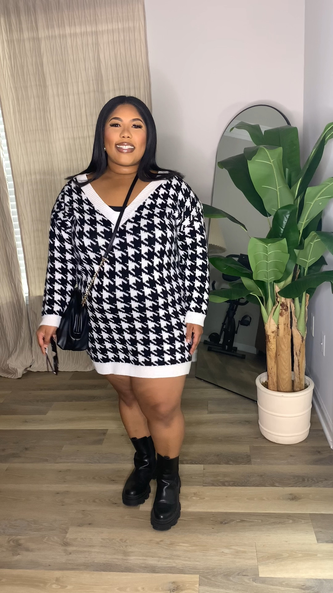 Plus Size Sweater Dress, Holiday Dress, Fall Dress, Fall Outfit, Sweater Dress, Chunky Boots 

#LTKfindsunder100 #LTKmidsize #LTKplussize
