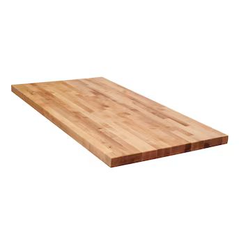 The Baltic Butcher Block Birch 4-ft x 25-in x 1.75-in Unfinished Natural Straight Birch Butcher B... | Lowe's
