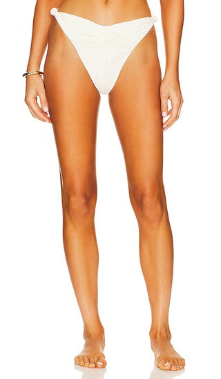 Gada High Rise Bikini in Ivory | Revolve Clothing (Global)