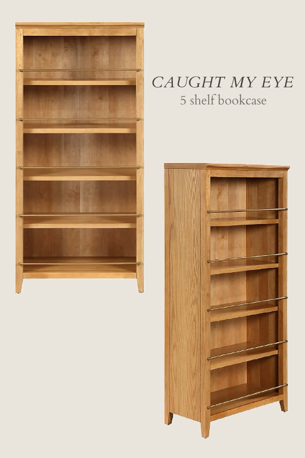 I can't believe the price on this gorgeous bookcase - it's solid wood and absolutely stunning! modern vintage, modern organic, dining room, breakfast nook, entryway, living room, family room, guest room, home office, den, cottage style#LTKStyleTip

#LTKHome #LTKSeasonal