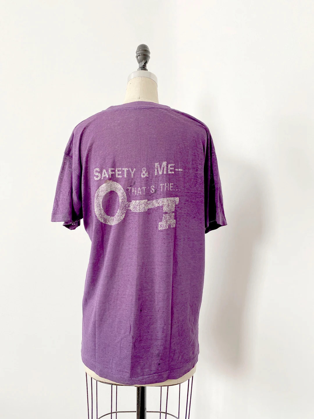 70s Vintage Safety The Thinker shirt : paper thin | Etsy (US)