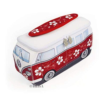 BRISA VW Collection - Volkswagen Samba Bus T1 Camper Van 3D Neoprene Universal Bag - Makeup Travel C | Walmart (US)