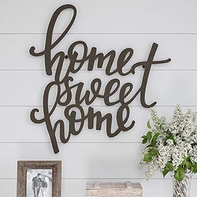 Lavish Home Metal Cutout Sweet Wall Sign-3D Word Art Home Accent Decor-Perfect for Modern Rustic ... | Amazon (US)