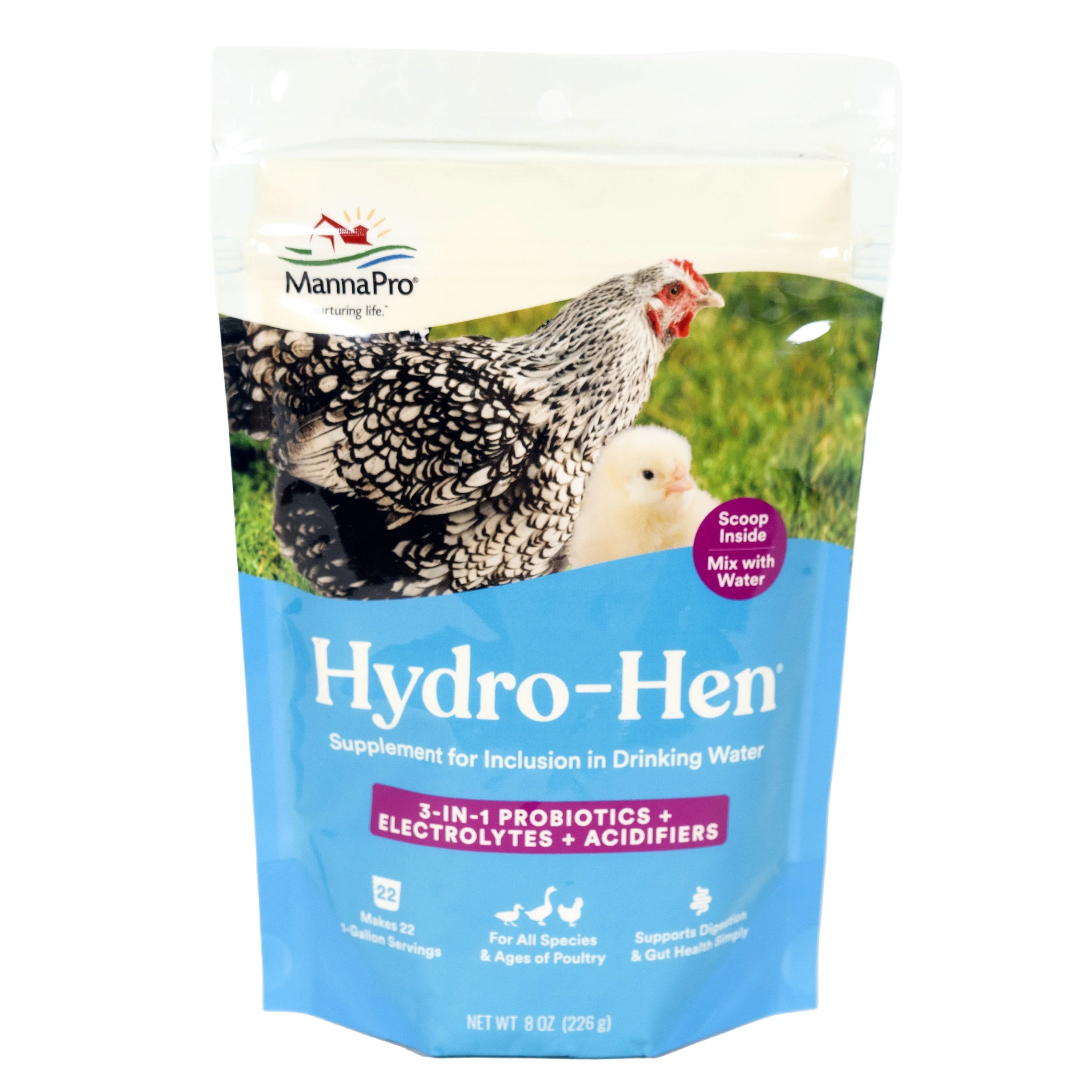 Manna Pro Hydro-Hen 3-in-1 Water Supplement, 8oz | Walmart (US)