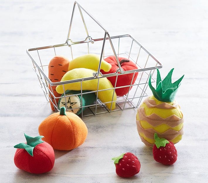 Mini Grocery Basket- Fruit | Pottery Barn Kids