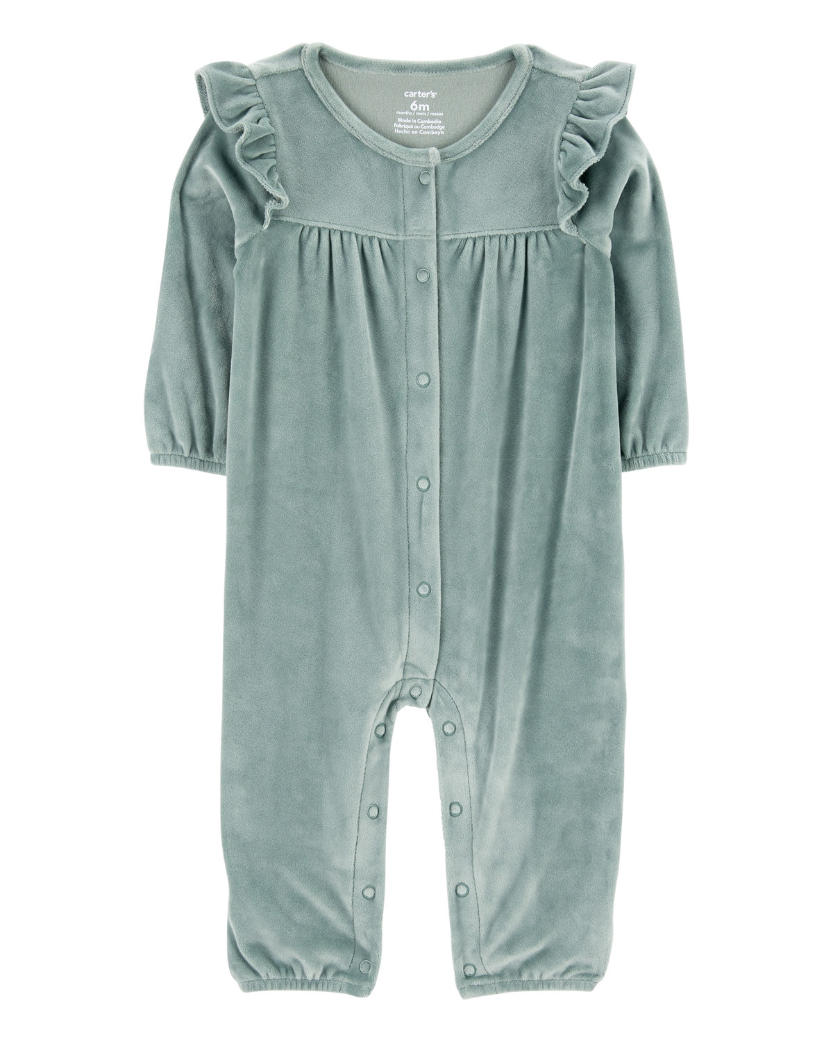 Baby Flutter Snap-Up Fuzzy Jumpsuit - Carter's | Carter's | Carter's Inc