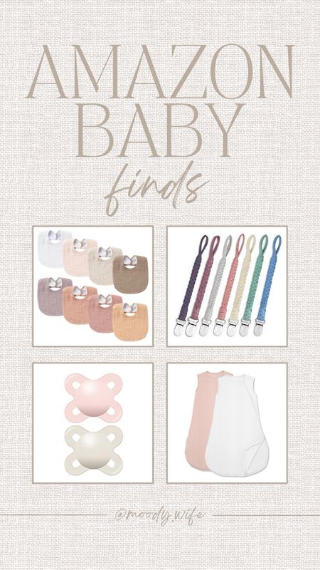 Amazon baby finds // baby products // amazon baby products // baby girl // baby shower gifts // baby shower gift ideas // the best pacifiers // the best paci clips // the best bibs // the best sleep sack 

#LTKbump #LTKkids #LTKbaby