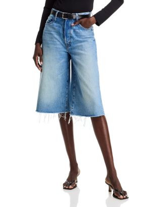 The Whole Fray Denim Culotte Shorts in Wipeout | Bloomingdale's (US)