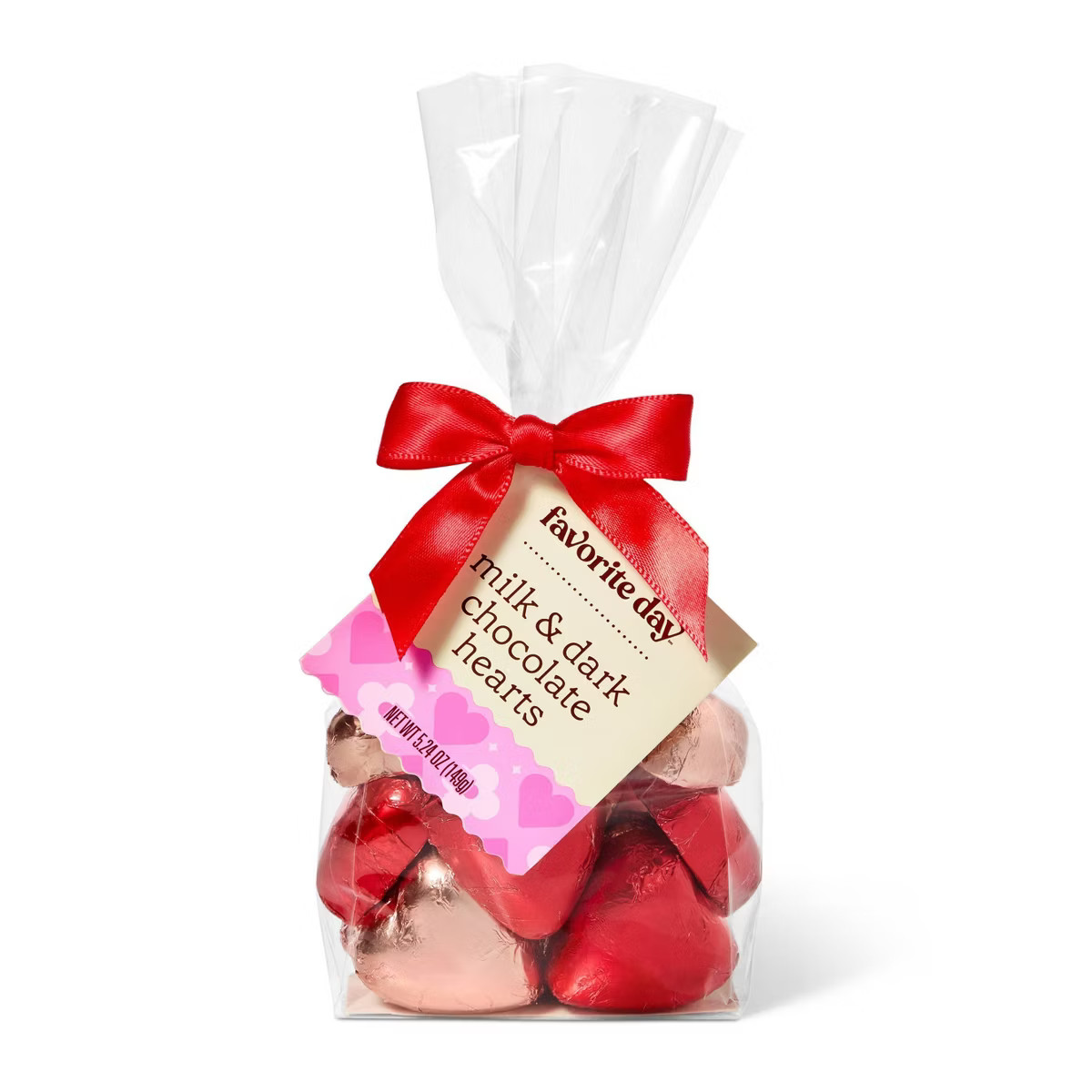 Valentine's Chocolate Hearts in Foil - 5.24oz - Favorite Day™ | Target