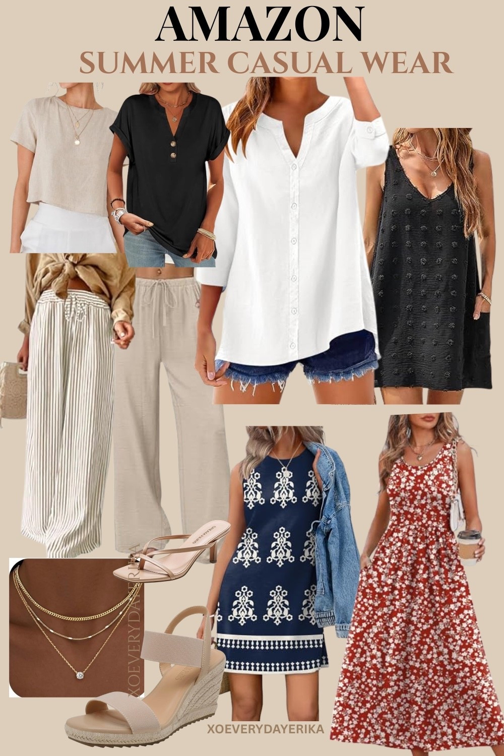 Elevate your casual wardrobe with these Amazon finds. Perfect for summer days. #summerstyle #amazonfinds #casualwear

#LTKdayinmylife #LTKootd #LTKmomlife
