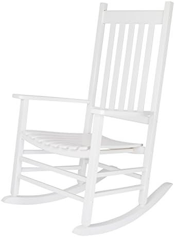 Shine Company Inc. 4332WT Vermont Porch Rocker, White | Amazon (US)