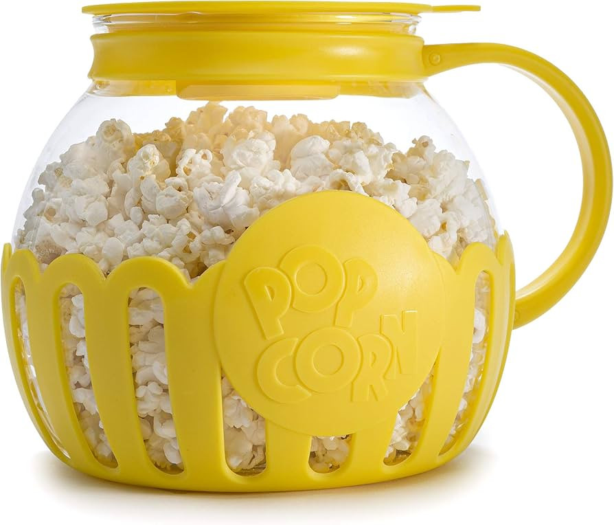 Ecolution Patented Micro-Pop Microwave Popcorn Popper with Temperature Safe Glass, 3-in-1 Lid Mea... | Amazon (US)